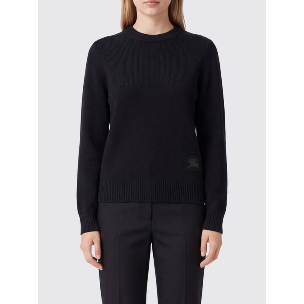 Burberry Women Burberry Ekd Embroidered Slim Fit Cashmere Crew Neck Jumper